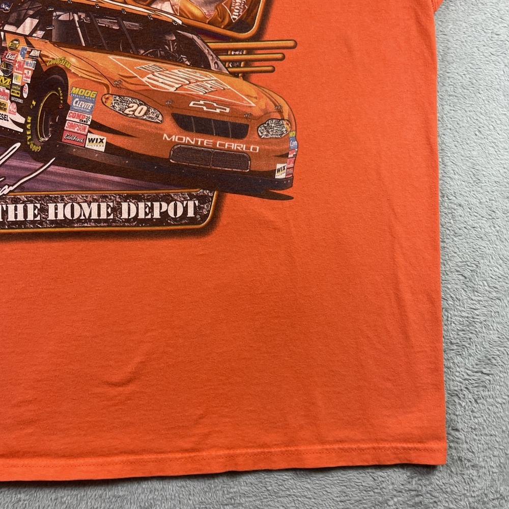 Chase Authentics NASCAR Tony Stewart Shirt Men XL Orange Racing Graphic Tee READ - Picture 6 of 16
